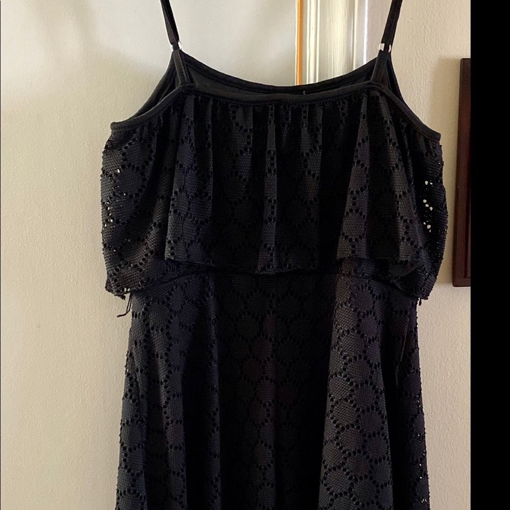 Black lace dress